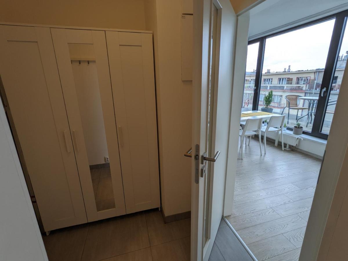 Cozy Apartment With Big Terrace In Central Prague - Karlin Esterno foto